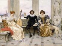 Romantic Meeting-Federigo Andreotti-Giclee Print