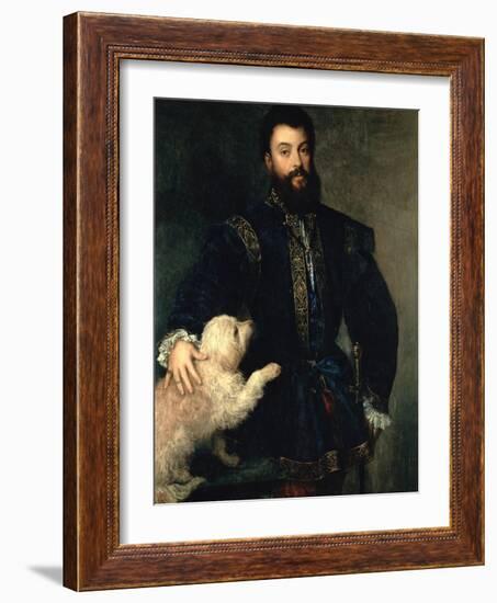 Federigo Gonzaga, Duke of Mantua, 1525-30-Titian (Tiziano Vecelli)-Framed Giclee Print