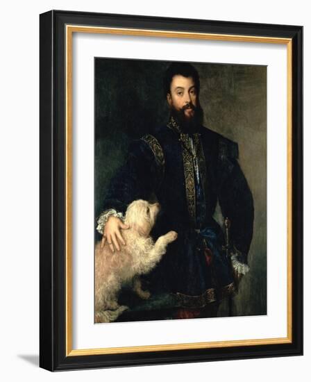 Federigo Gonzaga, Duke of Mantua, 1525-30-Titian (Tiziano Vecelli)-Framed Giclee Print