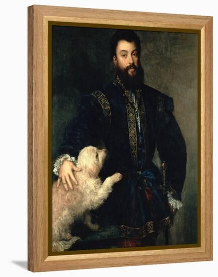 Federigo Gonzaga, Duke of Mantua, 1525-30-Titian (Tiziano Vecelli)-Framed Premier Image Canvas