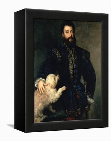 Federigo Gonzaga, Duke of Mantua, 1525-30-Titian (Tiziano Vecelli)-Framed Premier Image Canvas