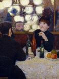Looking in the Mirror, 1895 (Oil on Canvas)-Federigo Zandomeneghi-Giclee Print