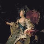 Portrait of Catherine The Great, 1763-Fedor Stepanovich Rokotov-Giclee Print