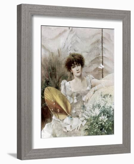 Fedora, 1882-Alfred Stevens-Framed Giclee Print