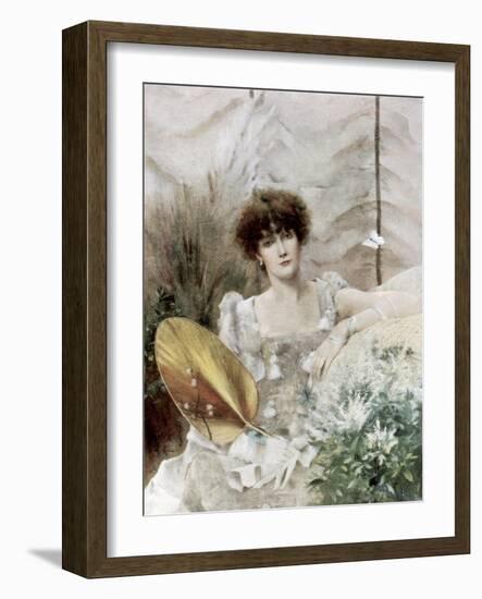 Fedora, 1882-Alfred Stevens-Framed Giclee Print