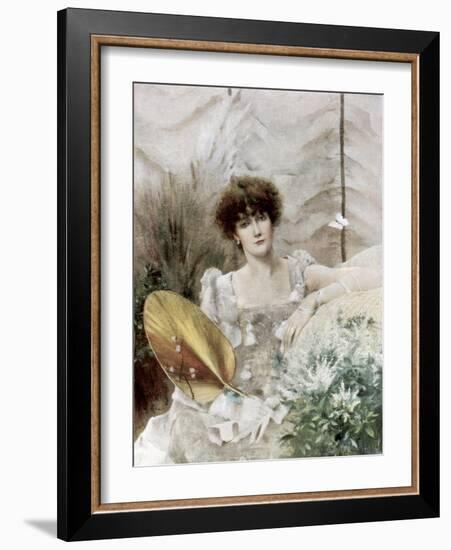 Fedora, 1882-Alfred Stevens-Framed Giclee Print