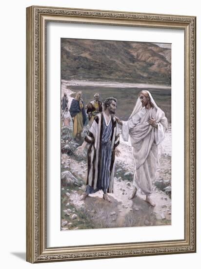 Feed My Lambs, Illustration for 'The Life of Christ', C.1884-96-James Tissot-Framed Giclee Print