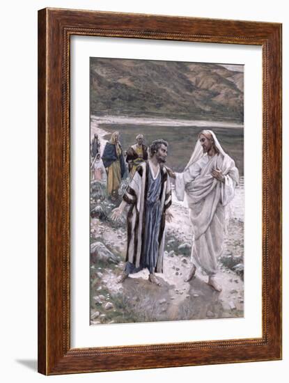 Feed My Lambs, Illustration for 'The Life of Christ', C.1884-96-James Tissot-Framed Giclee Print