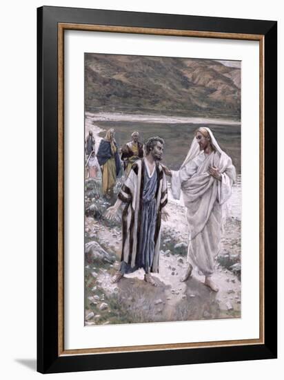 Feed My Lambs, Illustration for 'The Life of Christ', C.1884-96-James Tissot-Framed Giclee Print