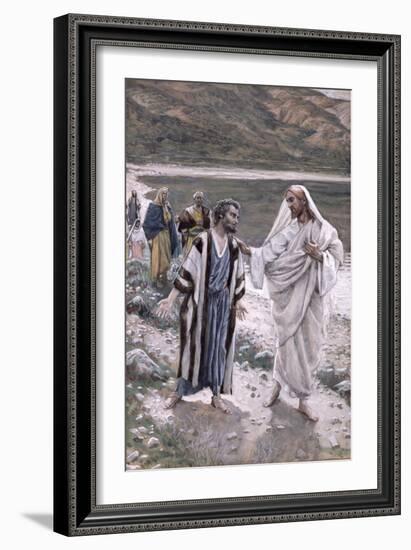 Feed My Lambs, Illustration for 'The Life of Christ', C.1884-96-James Tissot-Framed Giclee Print