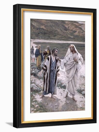 Feed My Lambs, Illustration for 'The Life of Christ', C.1884-96-James Tissot-Framed Giclee Print