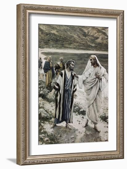 Feed My Lambs-James Tissot-Framed Giclee Print