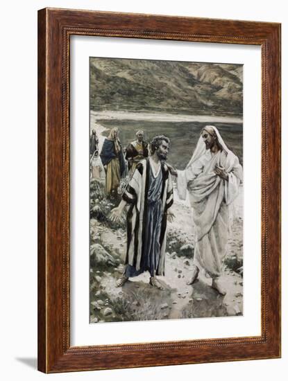 Feed My Lambs-James Tissot-Framed Giclee Print