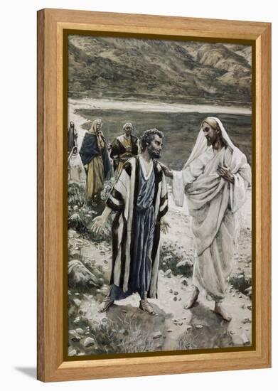 Feed My Lambs-James Tissot-Framed Premier Image Canvas