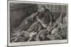 Feeding Crocodiles in a Menagerie, at Bone, Algeria-null-Mounted Giclee Print