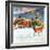 "Feeding Herd in Winter,"March 1, 1945-Matt Clark-Framed Giclee Print