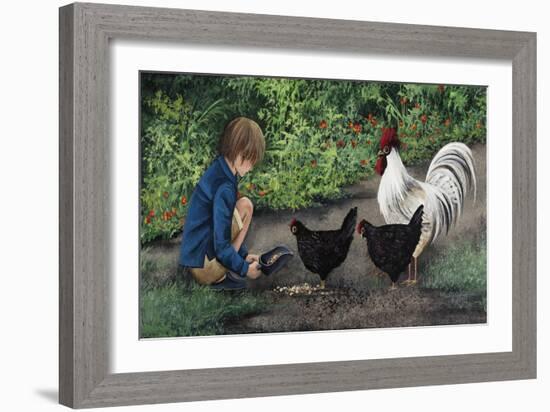 Feeding Ralphie-Debbi Wetzel-Framed Giclee Print