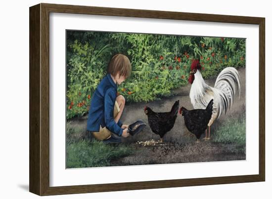 Feeding Ralphie-Debbi Wetzel-Framed Giclee Print