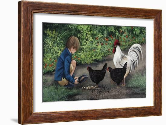 Feeding Ralphie-Debbi Wetzel-Framed Giclee Print