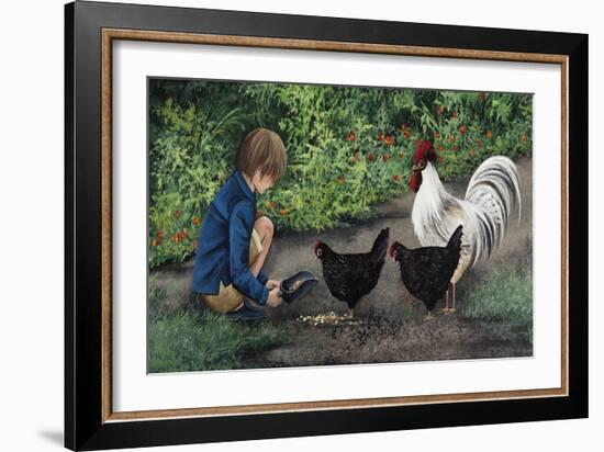 Feeding Ralphie-Debbi Wetzel-Framed Giclee Print