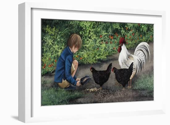 Feeding Ralphie-Debbi Wetzel-Framed Giclee Print