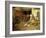 Feeding the Chickens-Benlliure y Gil Jose-Framed Giclee Print