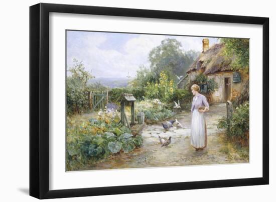 Feeding the Doves-Ernest Walbourn-Framed Giclee Print