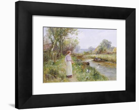 Feeding the Ducks-Ernest Walbourn-Framed Giclee Print