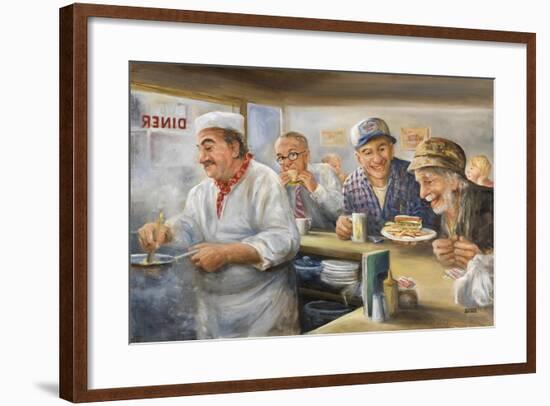 Feeding the Hungry-Dianne Dengel-Framed Giclee Print