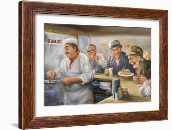 Feeding the Hungry-Dianne Dengel-Framed Giclee Print