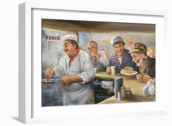 Feeding the Hungry-Dianne Dengel-Framed Giclee Print