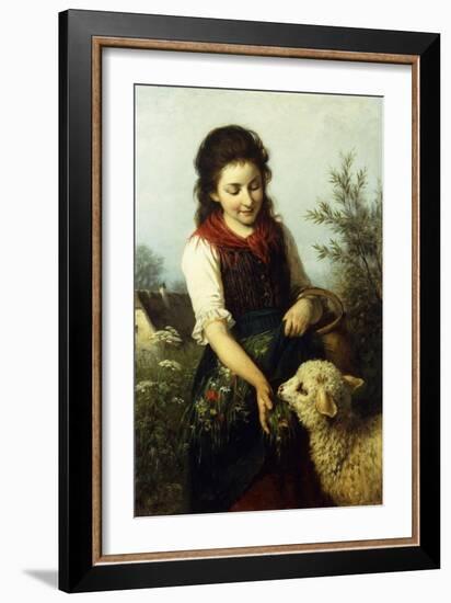 Feeding the Lamb-Rudolf Epp-Framed Giclee Print