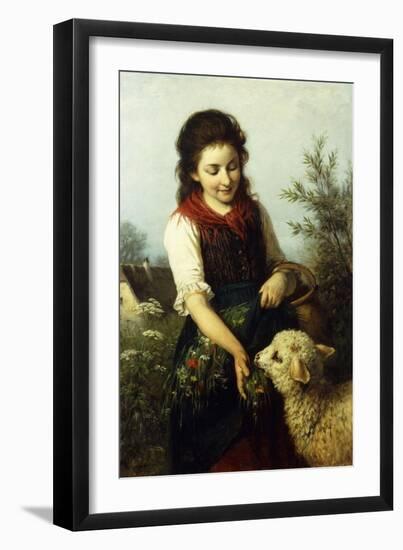 Feeding the Lamb-Rudolf Epp-Framed Giclee Print