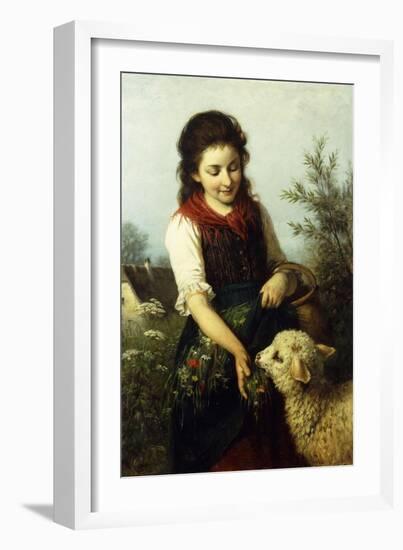 Feeding the Lamb-Rudolf Epp-Framed Giclee Print