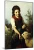Feeding the Lamb-Rudolf Epp-Mounted Giclee Print
