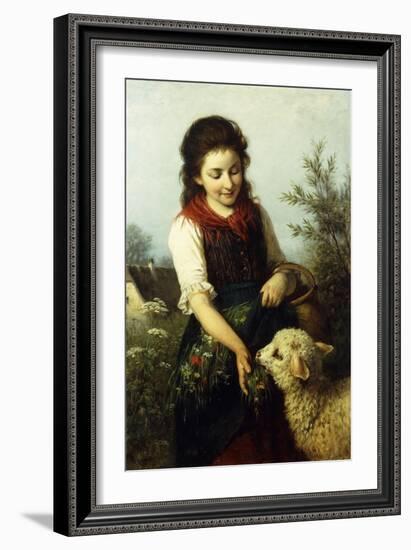 Feeding the Lamb-Rudolf Epp-Framed Giclee Print