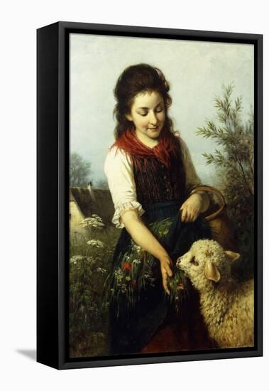 Feeding the Lamb-Rudolf Epp-Framed Premier Image Canvas