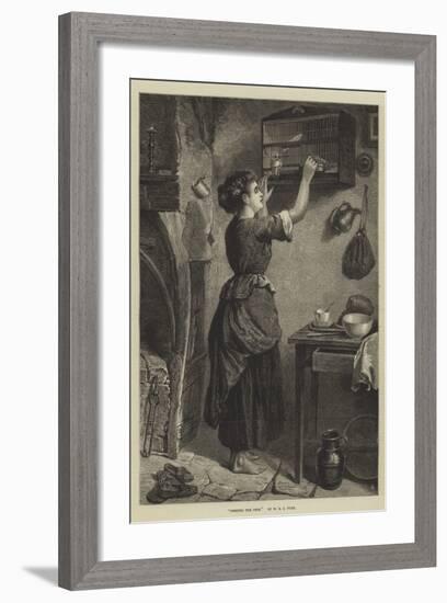 Feeding the Pets-W. Fyfe-Framed Giclee Print