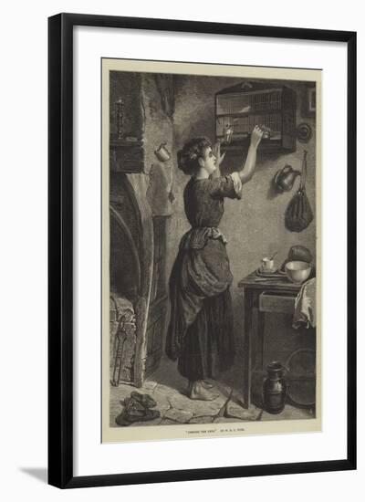 Feeding the Pets-W. Fyfe-Framed Giclee Print