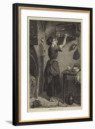 Feeding the Pets-W. Fyfe-Framed Giclee Print