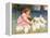 Feeding the Rabbits-Frederick Morgan-Framed Premier Image Canvas