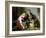 Feeding the Rabbits-Felix Schlesinger-Framed Giclee Print