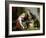 Feeding the Rabbits-Felix Schlesinger-Framed Giclee Print