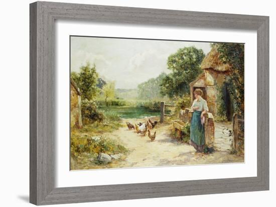 Feeding Time-Ernest Walbourn-Framed Giclee Print