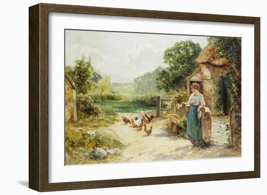 Feeding Time-Ernest Walbourn-Framed Giclee Print