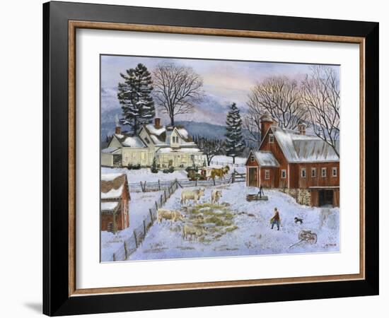 Feeding Time-Bob Fair-Framed Giclee Print