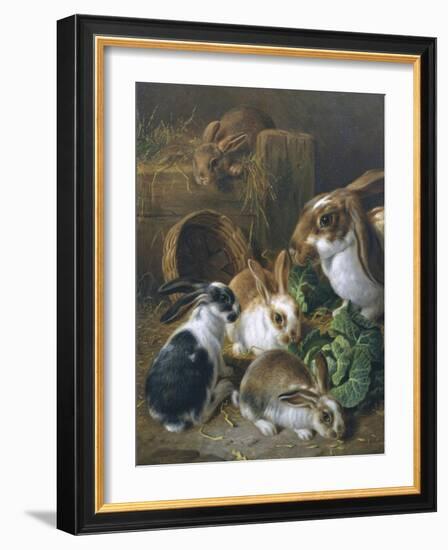 Feeding Time-Alfred Barber-Framed Giclee Print