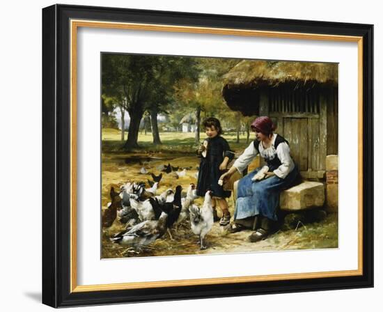 Feeding Time-Julien Dupre-Framed Giclee Print