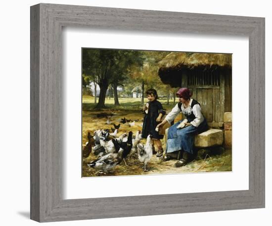 Feeding Time-Julien Dupre-Framed Giclee Print