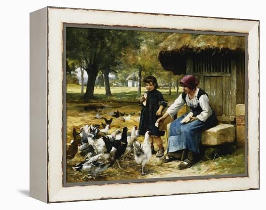 Feeding Time-Julien Dupre-Framed Premier Image Canvas